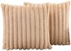OKWISH Kissenbezüge 2er Set Flauschig Plüsch Deko Dekokissen Sofakissen Zierkissenbezüge, (2 Stück), 45x45cm Sofakissen Couchkissen Bezug Sofa Schlafzimmer Reißverschluss Bild 2