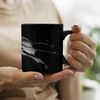 MuchoWow Tasse Schwarz - Spritzwasser - Wasser, 1-tlg, Keramik, Farbwechsel, Kaffee Tassen, Teetasse, Zaubertasse, Geschenk Bild 3