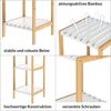 Casaria Badregal mit 5 Etagen, Bambus natur, 33 x 34 x 140 cm Bild 4