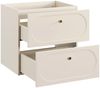 Badmöbel Set 5-tlg Badezimmerset KONA Cashmere Sand Beige Schrank Links ohne Waschtisch Bild 3