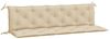 vidaXL Gartenbank-Auflagen 2 Stk. Beige 180x50x7 cm Oxford-Gewebe 361719 Bild 2