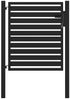 vidaXL Gartentor Abschließbar Schwarz 100x100 cm Aluminium 42004146 Bild 2