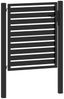 vidaXL Gartentor Abschließbar Schwarz 100x100 cm Aluminium 42004146 Bild 4