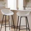 IDIMEX Barhocker IREK, Barhocker 2er Pack Barstuhl Theke Bar Hocker Tresenhocker Retro Design Bild 2