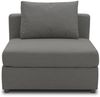 Gartenlounge Sessel Bozhana 92x67x96 mit Outdoorbezug in anthrazit Bild 2