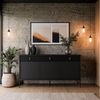 Lookway Kommode MIDNIGHT 3D3S mit drei Schubladen auf Gestell Bild 2