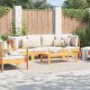 vidaXL Bereichsteppiche PALMERAS Beige 240 x 240 cm Polyester 42022644 Bild 3