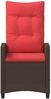 vidaXL Verstellbarer Gartenstuhl 56 x 60 x 112 cm Stahl 42026846 Bild 5