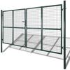 vidaXL Doppeltür-Gartentor 300x150 cm pulverbeschichteter Stahl 142025 Bild 2