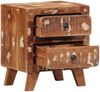 vidaXL Nachttisch 2 Stk. 40x32x46 cm Altholz Massiv 4104514 Bild 5