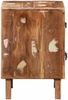 vidaXL Nachttisch 2 Stk. 40x32x46 cm Altholz Massiv 4104514 Bild 3