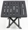 Camping Klapptisch Adige Anthrazit Beistelltisch Gartentisch Balkontisch Hocker Terrassentisch Campingtisch Bistrotisch Partytisch Kaffeetisch Tisch Gartenmöbel Fußhocker Bild 3