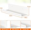 LuxusKollektion Küchenorganizer-Set Schweberegal 4er Set Wandregal 32cm Hängeregal Dekorative Bild 2