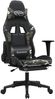 Gaming-Stuhl mit Fußstütze Schwarz und Tarnfarben Kunstleder, Drehbar [3143710] Bild 2
