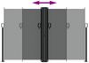 vidaXL Seitenmarkise Ausziehbar Anthrazit 160x600 cm 4004628 Bild 5
