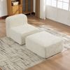 YakoHome Modulsofa Beige 182.50*76.50*73.00 - Weiches Sofa mit Matratzenkomfort, für Haustiere geeignet Bild 2