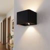 LED Wandleuchte, Bewegungsmelder, schwarz, Akku, Magnet Bild 3