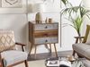Sideboard dunkler Holzfarbton 3 Schubladen BATLEY Bild 3
