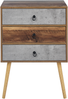 Sideboard dunkler Holzfarbton 3 Schubladen BATLEY Bild 4