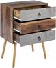 Sideboard dunkler Holzfarbton 3 Schubladen BATLEY Bild 5