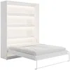 Vente-unique - RAPILI Bett Holz, Platte Weiß - B 50 cm239,2 cm x H 225,2 cm x L 179 cm Bild 5