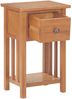 vidaXL Zeitungstisch mit Schublade 35x27x55 cm Massivholz Eiche 289182 Bild 2