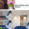 ZMH Aufbaustrahler LED Deckenspots Weiß - Aufbauspot Rund 7W Modern Klein Deckenleuchte Aufputz Warmweiß 3000K Flach Deckenstrahler Spots Deckenlampe Aufbau Spotleuchte für Flur Küche Esszimmer Bild 2