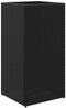 vidaXL Pflanzkübel 2 Stk. Schwarz 40x40x80 cm Poly Rattan 3210519 Bild 5