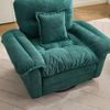 2-teiliges Sofaset H 96 x T 301 x B 90.1 cm mit 1-Sitzer und 2-Sitzer aus Chenille in Grün Bild 4