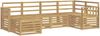vidaXL Outdoor-Sofagarnitur 6 pcs Weiß Polyester 3392104 Bild 2