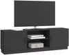 vidaXL TV-Schränk Schwarz 150 x 31 x 47 cm Holzwerkstoff 895376 Bild 2