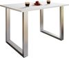 VCM Esstisch Xona 916800 Silber / Weiß H. 76 x B. 110 x T. 50 cm Bild 2