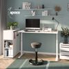 bümö Space Anstellcontainer & Raumteiler in Graphit, Regal Container mit 5 Fächer - Schreibtisch Schrank für Ordner & Akten am Bürotisch - Schreibtischcontainer für Büro & Homeoffice, SPCRT-547 Bild 3