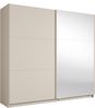 AX LIVING Keiderschrank Schiebetüren Spiegel Lunoria 221 cm Kaschmir Bild 2