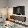 Selsey 'Framme' hängendes TV-Board mit drei Klappen, Holzoptik Walnuss, 150 cm Bild 3