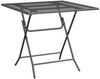 vidaXL Gartentisch 80x80x72 cm Streckmetall Anthrazit 317345 Bild 5