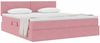 vidaXL Aufbewahrungsbett mit Matratze Rosa 180 x 200 cm Samt 3370718 Bild 3