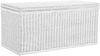 Krines Home Truhe Große Rattantruhe MAX Wäschetruhe mit Deckel Natur Rattan Truhe, Aufbewahrung XXL 115x55x55cm Bild 1