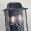 Wandleuchte, Außenleuchte, Laterne, Metall Glas, H 33,8 cm Bild 3