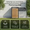 STEELSØN 'Kestra' Mülltonnenbox 1er 120 Liter, anthrazit mit Holzoptik, Mülltonnenverkleidung aus Stahl, wetterfest, 102x62x60,5 cm, Müllbox für 1 Tonne Bild 5
