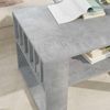vidaXL Couchtisch Beton Grau 66 x 49,5 x 45 cm Holzwerkstoff 8000119 Bild 4