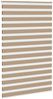 vidaXL Doppelrollo Sandbraun 140x200 cm Stoffbreite 135,9 cm Polyester 4014581 Bild 3
