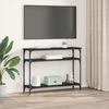 vidaXL Konsolentisch mit Regal Schwarz Eichen-Optik 100 x 29 x 75 cm 882201 Bild 4