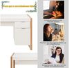 KOMFOTTEU Computertisch Schreibtisch, mit Schublade und Schrank Bild 3