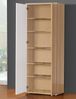 Schuhschrank >Balu< in Sonoma Eiche Weiß - 68,9x179,1x34,8cm (BxHxT) Bild 3