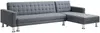Vente-unique - WILLIS Sofa Stoff Grau - B 173 cm x H 79 cm x L 290 cm Bild 3