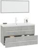 vidaXL 3-tlg. Badmöbel-Set Betongrau 3152851 Bild 3