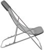 vidaXL Strandstühle 2 Stk. Grau Textilene & Pulverbeschichteter Stahl 360190 Bild 5