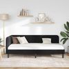 vidaXL Eckbettgestell Schwarz 90 x 190 cm Samt 42016601 Bild 4