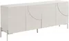Vente-unique - ZELINARO Sideboard Holz, Platte Beige - B 40 cm x H 75 cm x L 180 cm Bild 3